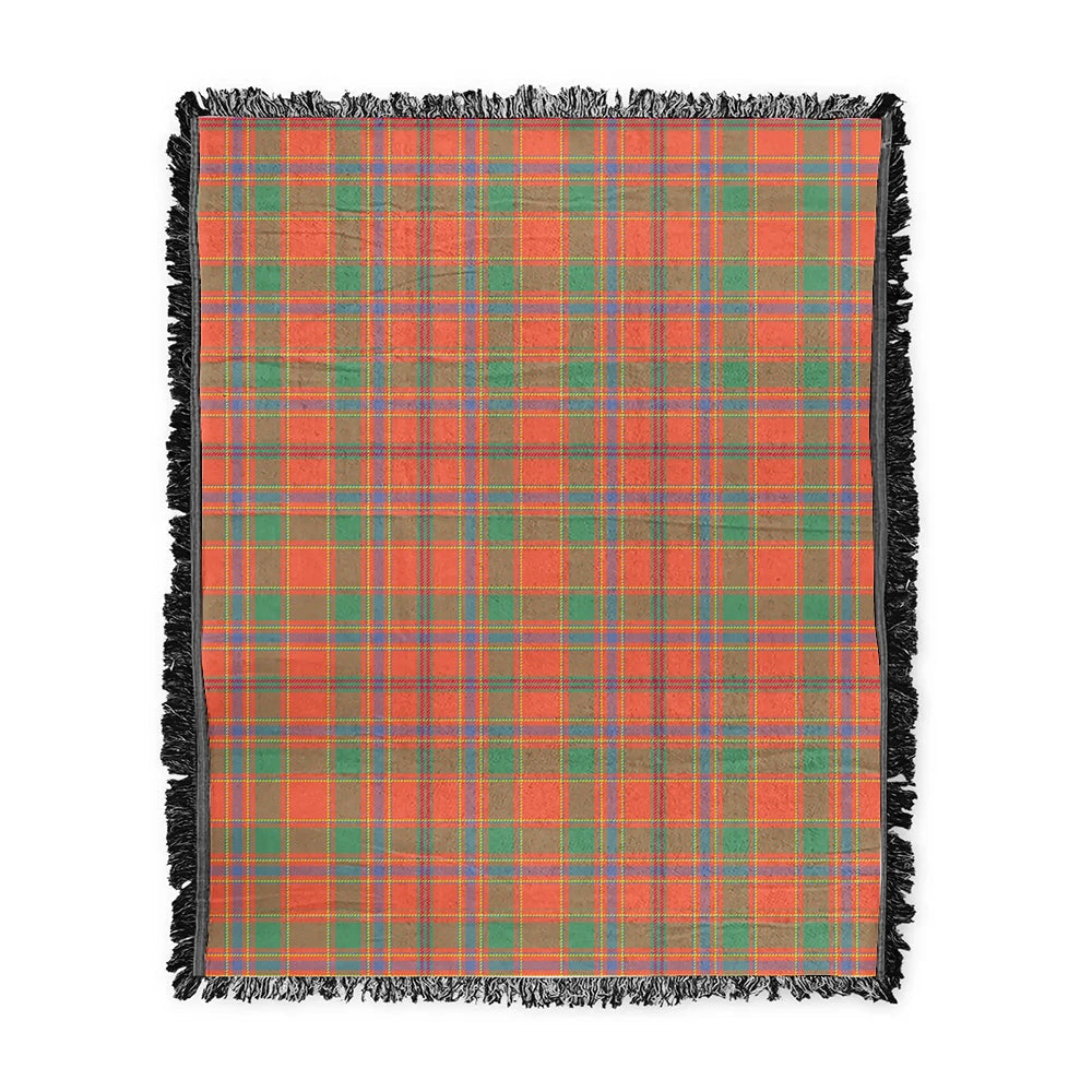 Scottish Tartan Munro Ancient Clan Woven Blanket Plaid Style