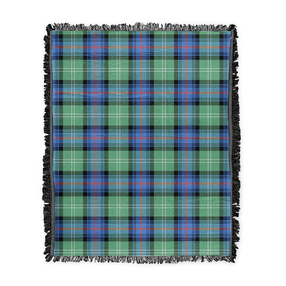 Scottish Tartan Sutherland Old Ancient Clan Woven Blanket Plaid Style