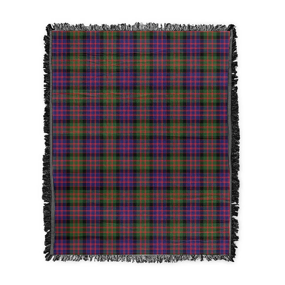 Scottish Tartan MacDonald Modern Clan Woven Blanket Plaid Style