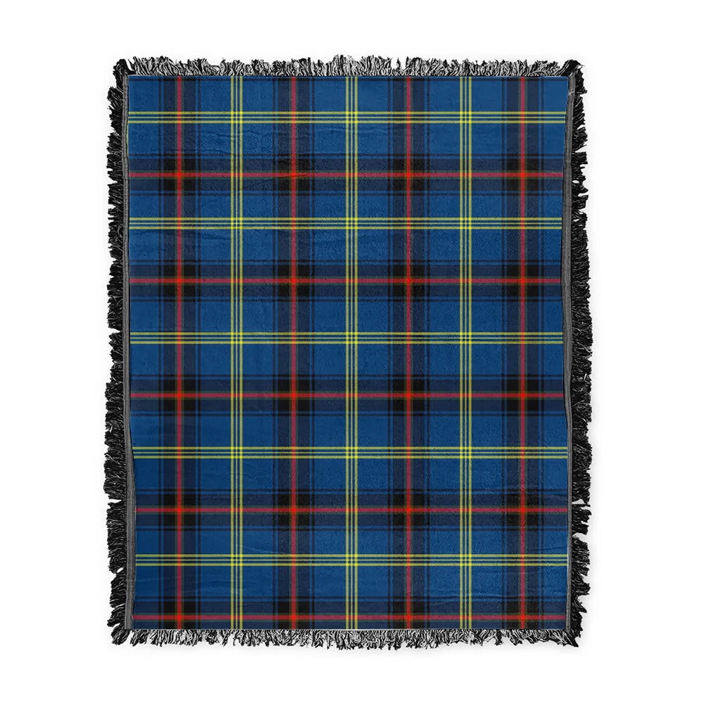 Scottish Tartan Grewar Clan Woven Blanket Plaid Style
