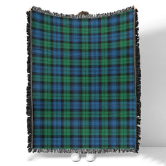 Scottish Tartan Blackwatch Ancient Clan Woven Blanket Plaid Style