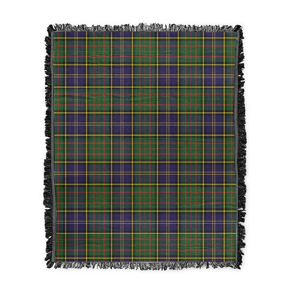 Scottish Tartan MacMillan Hunting Modern Clan Woven Blanket Plaid Style