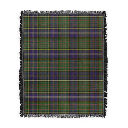 Scottish Tartan MacMillan Hunting Modern Clan Woven Blanket Plaid Style