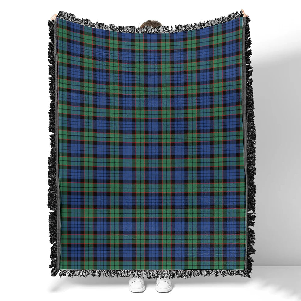 Scottish Tartan Fletcher Ancient Clan Woven Blanket Plaid Style