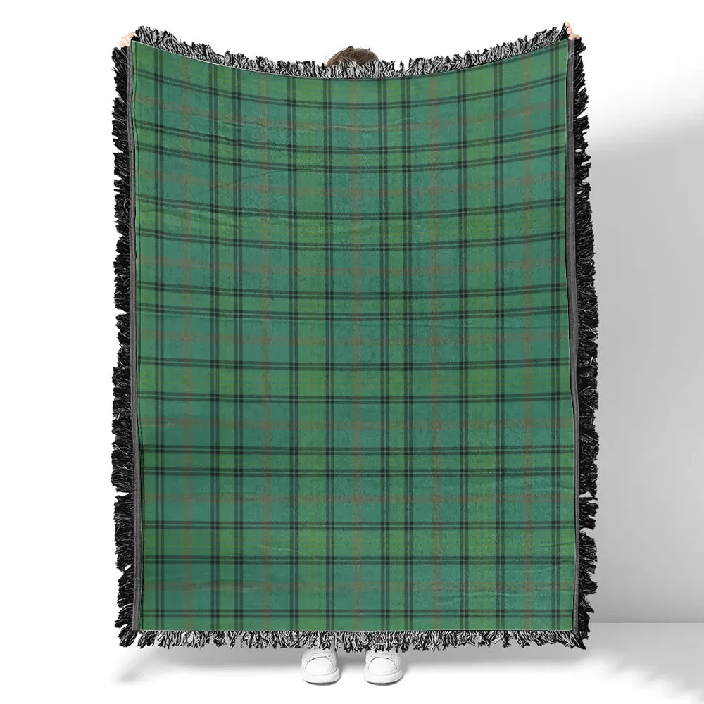 Scottish Tartan Ross Hunting Ancient Clan Woven Blanket Plaid Style
