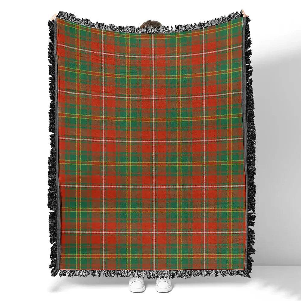 Scottish Tartan Hay Ancient Clan Woven Blanket Plaid Style