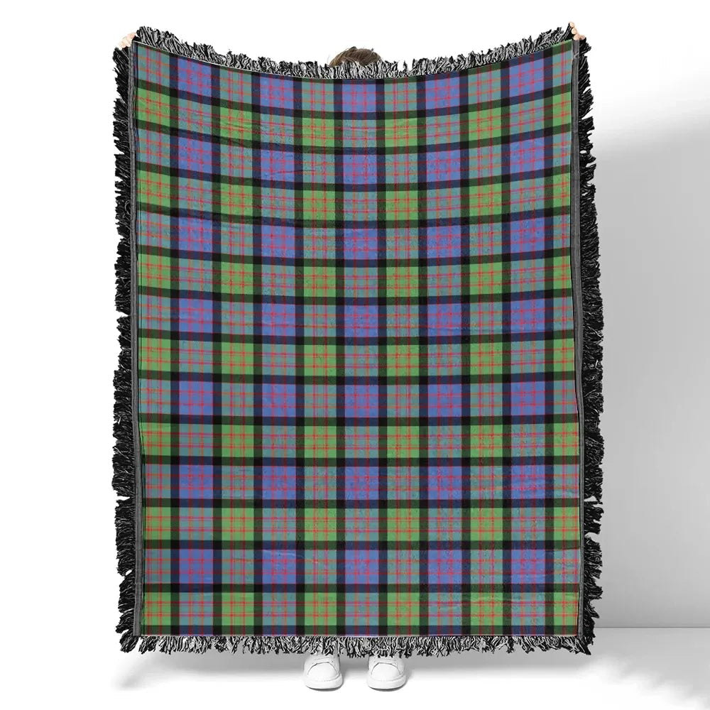 Scottish Tartan MacDonald Ancient Clan Woven Blanket Plaid Style