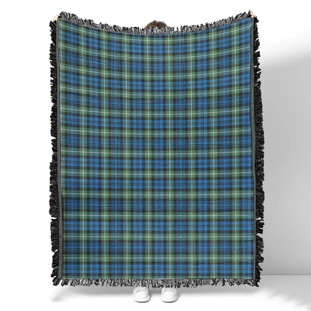 Scottish Tartan Lamont Ancient Clan Woven Blanket Plaid Style