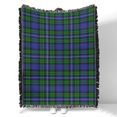 Scottish Tartan Robertson Hunting Modern Clan Woven Blanket Plaid Style