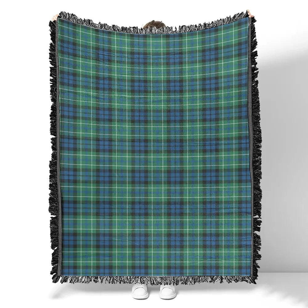 Scottish Tartan MacNeill of Colonsay Ancient Clan Woven Blanket Plaid Style