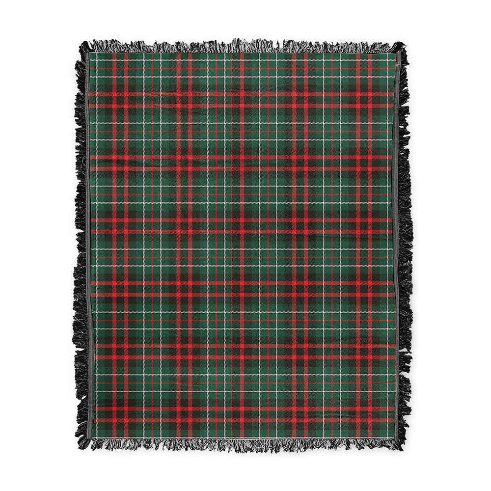 Scottish Tartan MacDiarmid Modern Clan Woven Blanket Plaid Style