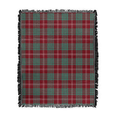 Scottish Tartan Crawford Modern Clan Woven Blanket Plaid Style