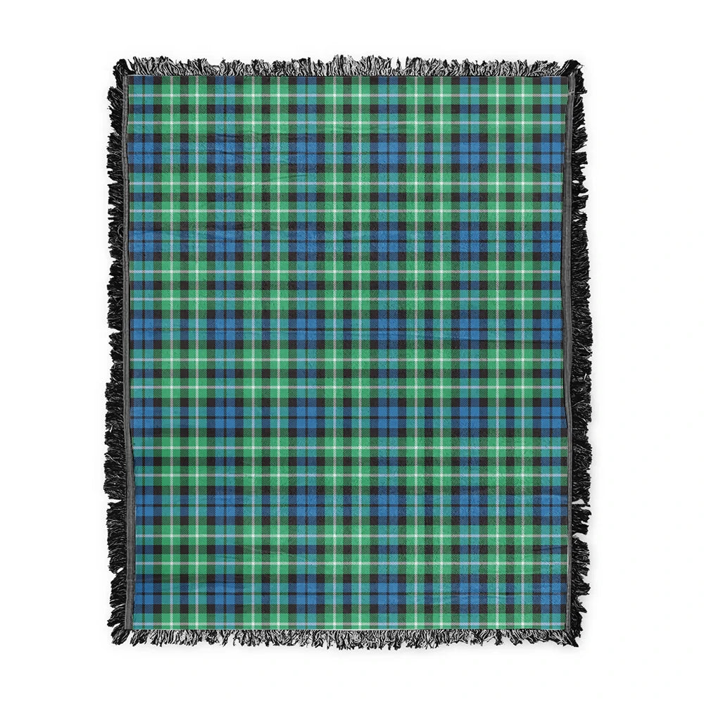 Scottish Tartan Graham of Montrose Ancient Clan Woven Blanket Plaid Style