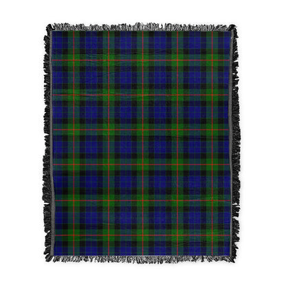 Scottish Tartan Gunn Modern Clan Woven Blanket Plaid Style