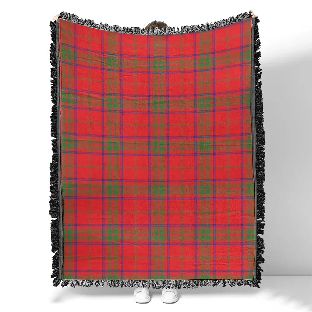 Scottish Tartan Ross Modern Clan Woven Blanket Plaid Style