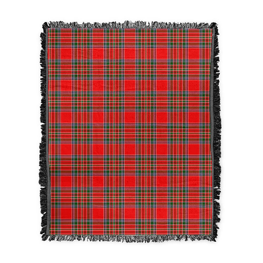 Scottish Tartan MacBean Modern Clan Woven Blanket Plaid Style