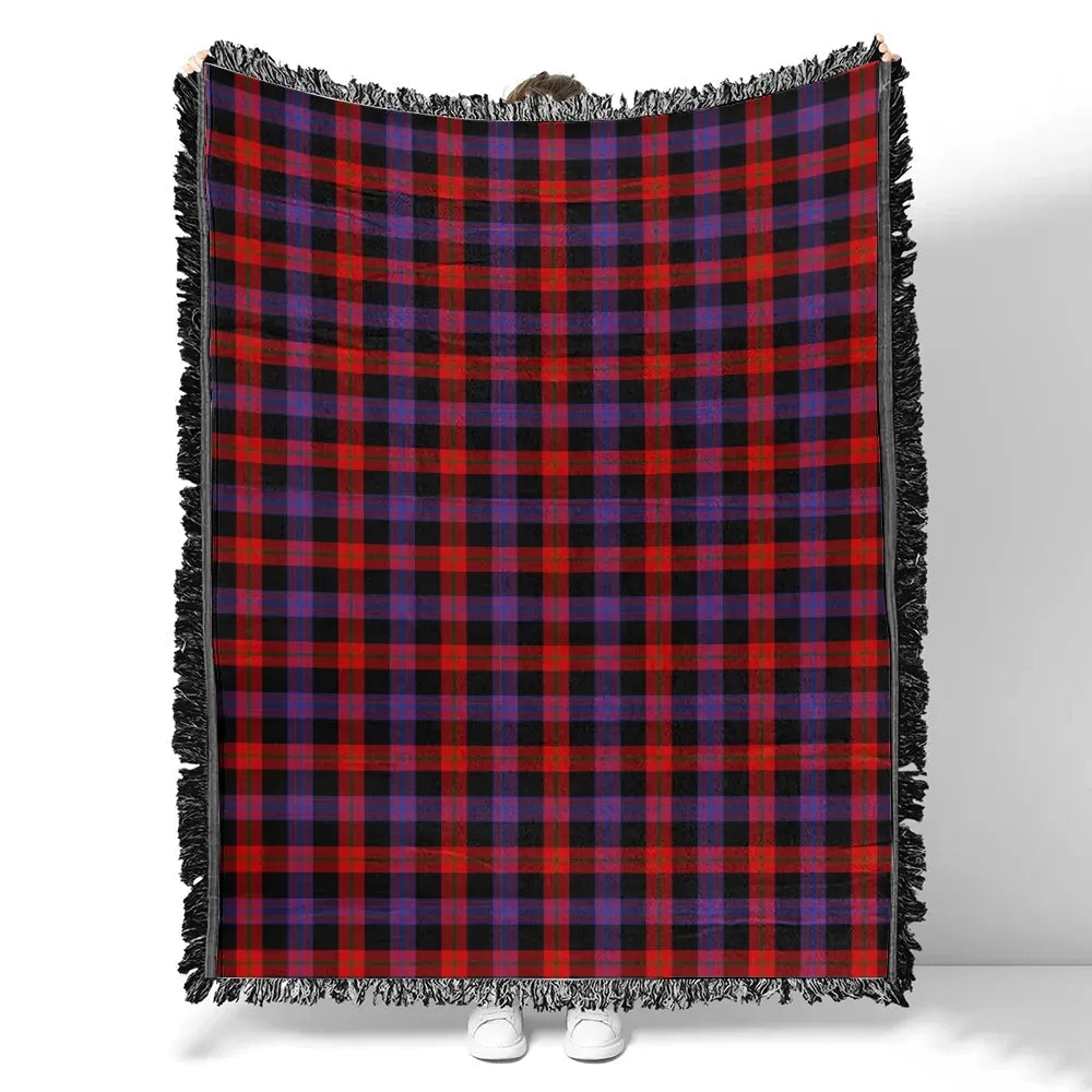 Scottish Tartan Brown Modern Clan Woven Blanket Plaid Style