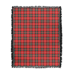 Scottish Tartan Stuart of Bute Clan Woven Blanket Plaid Style