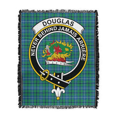 Scottish Tartan Douglas Ancient Clan Woven Blanket Crest Style