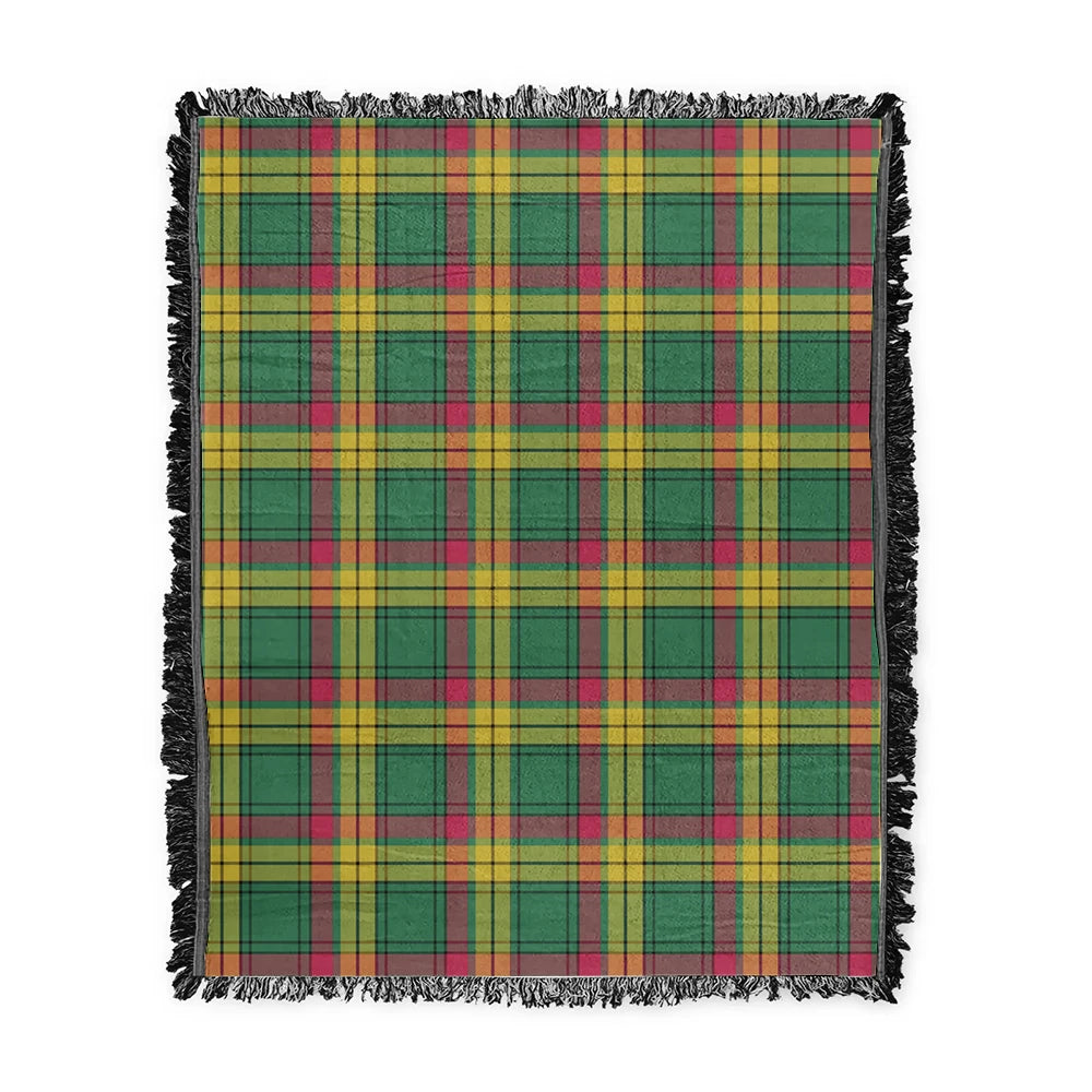 Scottish Tartan MacMillan Old Ancient Clan Woven Blanket Plaid Style