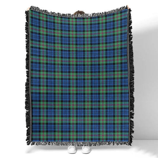 Scottish Tartan Baird Ancient Clan Woven Blanket Plaid Style