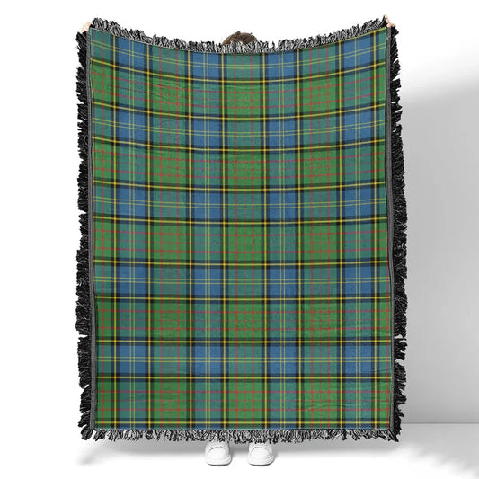 Scottish Tartan MacMillan Hunting Ancient Clan Woven Blanket Plaid Style