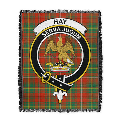 Scottish Tartan Hay Ancient Clan Woven Blanket Crest Style