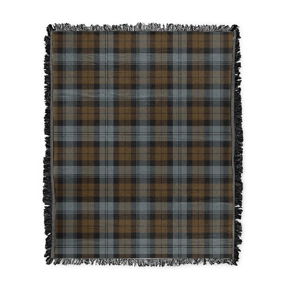 Scottish Tartan BlackWatch Weathered Clan Woven Blanket Plaid Style