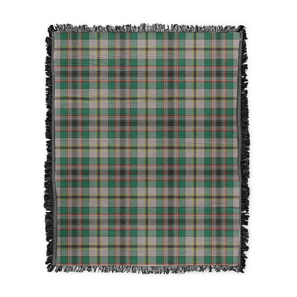 Scottish Tartan Craig Ancient Clan Woven Blanket Plaid Style