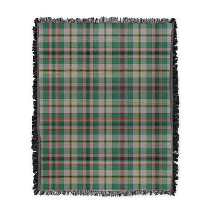 Scottish Tartan Craig Ancient Clan Woven Blanket Plaid Style