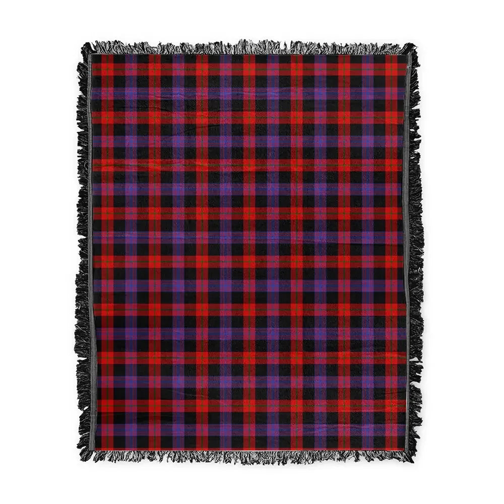 Scottish Tartan Brown Modern Clan Woven Blanket Plaid Style