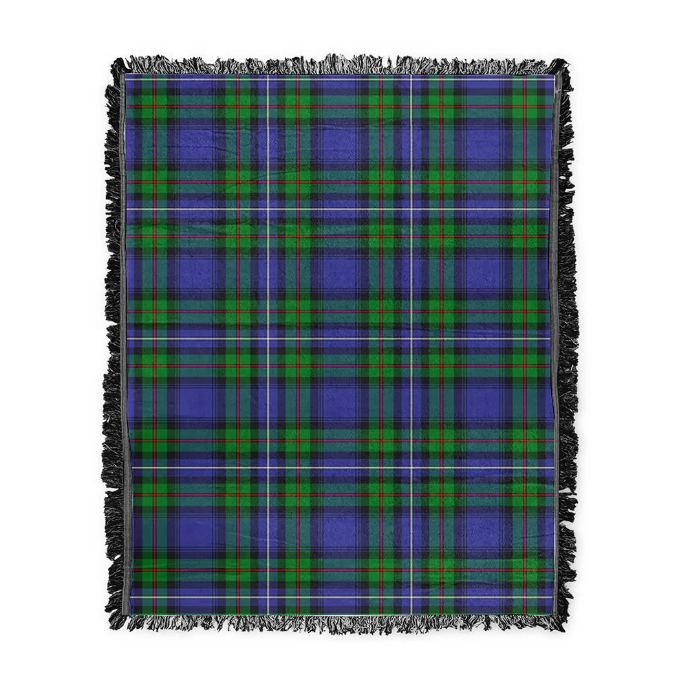 Scottish Tartan Robertson Hunting Modern Clan Woven Blanket Plaid Style