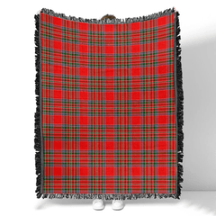 Scottish Tartan MacBean Modern Clan Woven Blanket Plaid Style