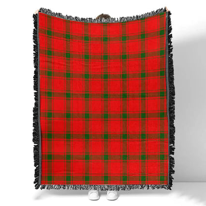 Scottish Tartan MacDonald of Sleat Clan Woven Blanket Plaid Style