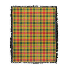 Scottish Tartan Baxter Clan Woven Blanket Plaid Style