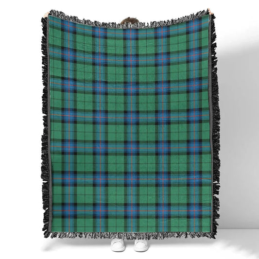 Scottish Tartan Armstrong Ancient Clan Woven Blanket Plaid Style