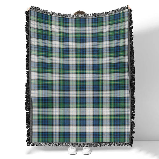 Scottish Tartan Gordon Dress Ancient Clan Woven Blanket Plaid Style