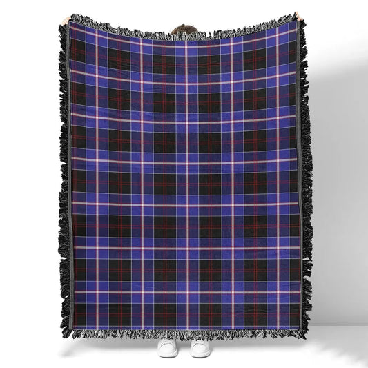 Scottish Tartan Dunlop Modern Clan Woven Blanket Plaid Style