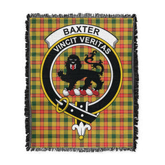 Scottish Tartan Baxter Modern Clan Woven Blanket Crest Style