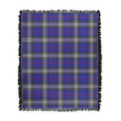 Scottish Tartan Kinnaird Clan Woven Blanket Plaid Style