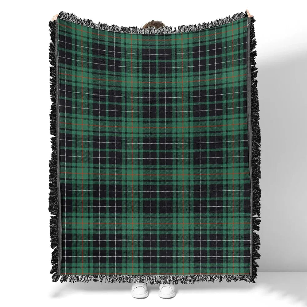 Scottish Tartan MacAulay Hunting Ancient Clan Woven Blanket Plaid Style