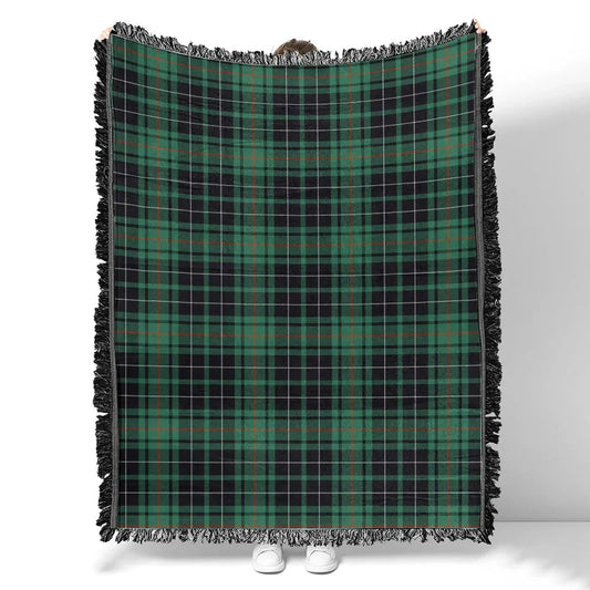 Scottish Tartan MacAulay Hunting Ancient Clan Woven Blanket Plaid Style