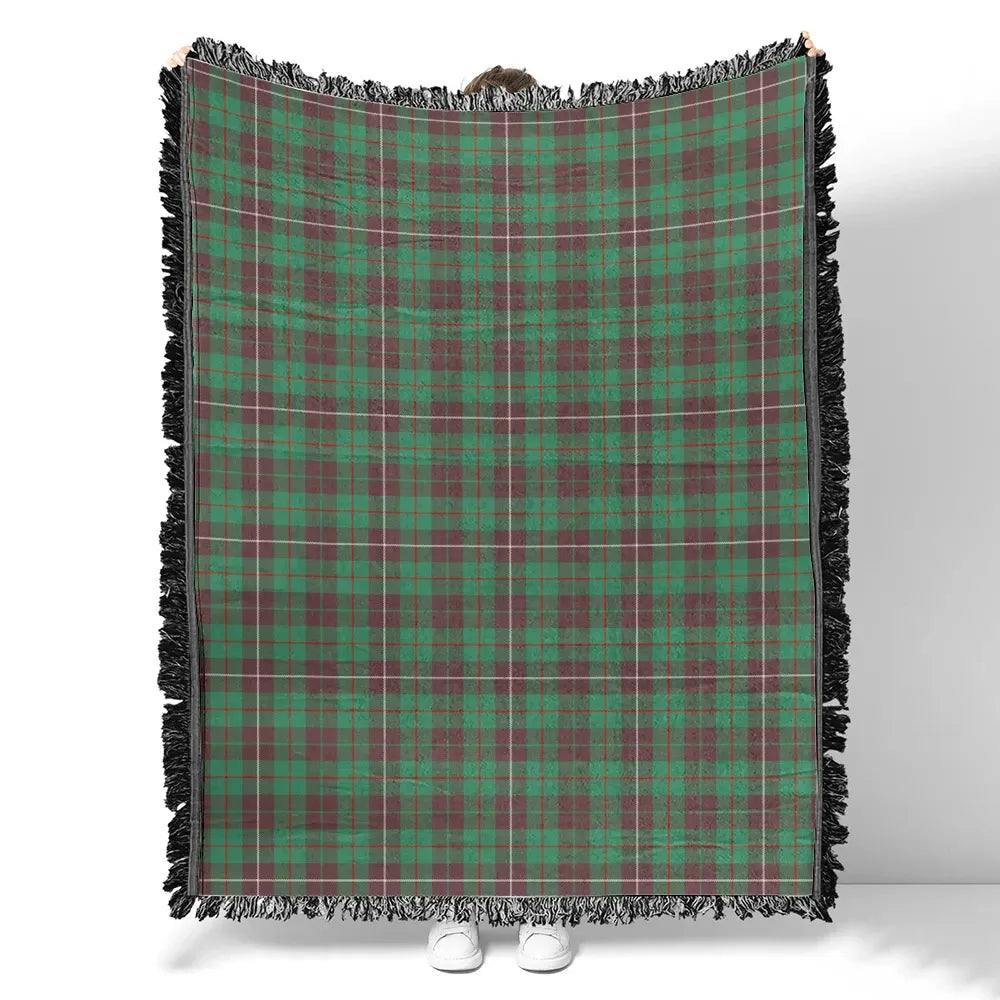 Scottish Tartan MacKinnon Hunting Ancient Clan Woven Blanket Plaid Style
