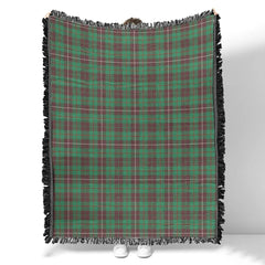 Scottish Tartan MacKinnon Hunting Ancient Clan Woven Blanket Plaid Style