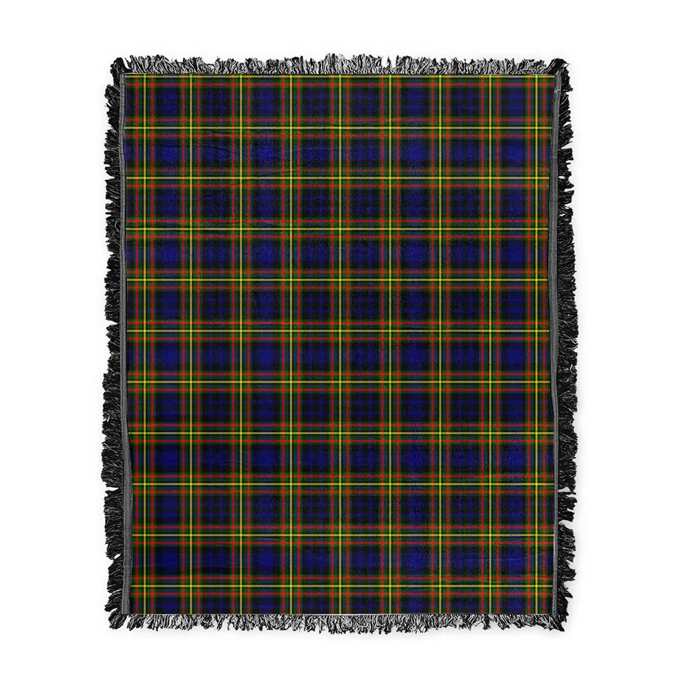 Scottish Tartan MacLellan Modern Clan Woven Blanket Plaid Style