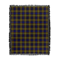 Scottish Tartan MacLellan Modern Clan Woven Blanket Plaid Style