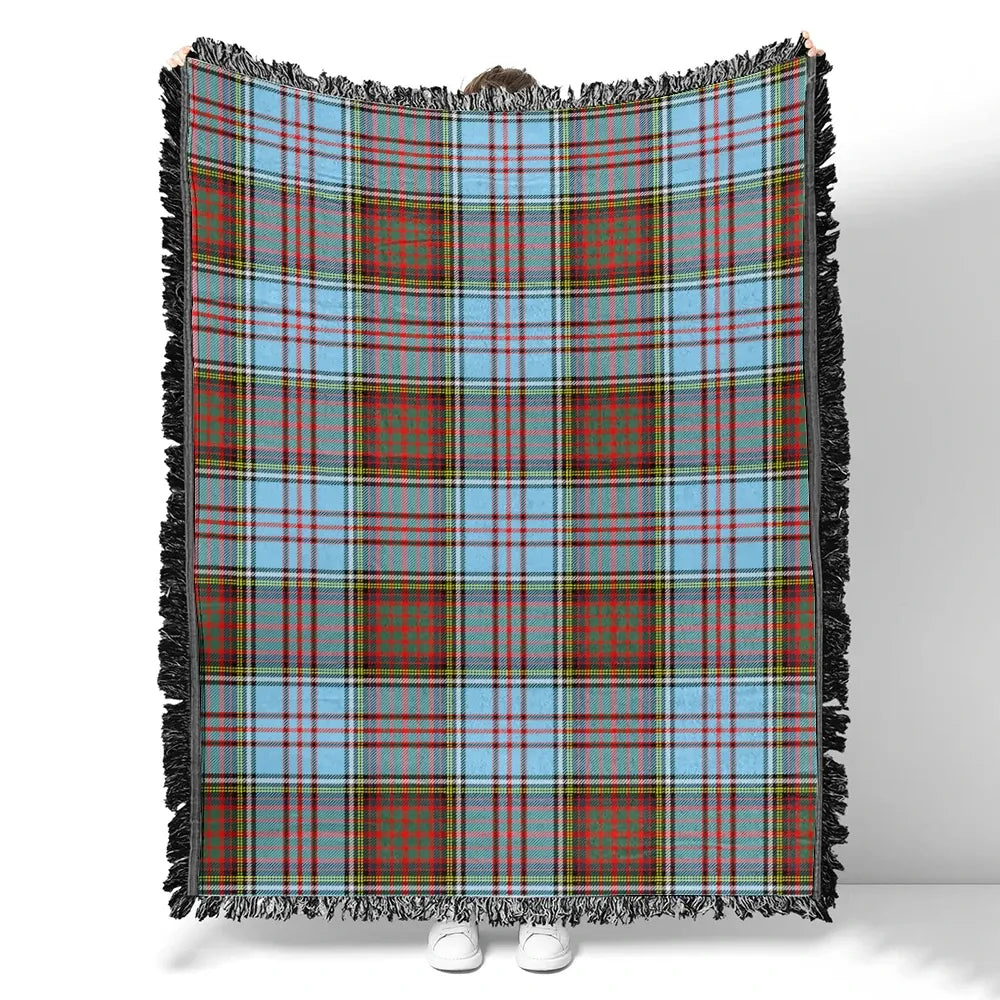 Scottish Tartan Anderson Ancient Clan Woven Blanket Plaid Style