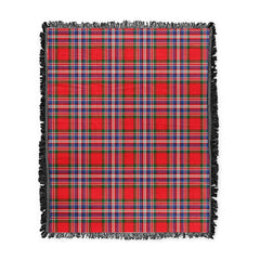 Scottish Tartan MacFarlane Modern Clan Woven Blanket Plaid Style