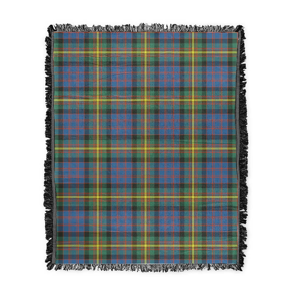 Scottish Tartan MacSporran Ancient Clan Woven Blanket Plaid Style