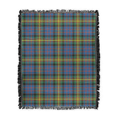 Scottish Tartan MacSporran Ancient Clan Woven Blanket Plaid Style